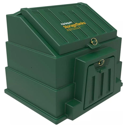 Small Green Plastic Coal Bunker