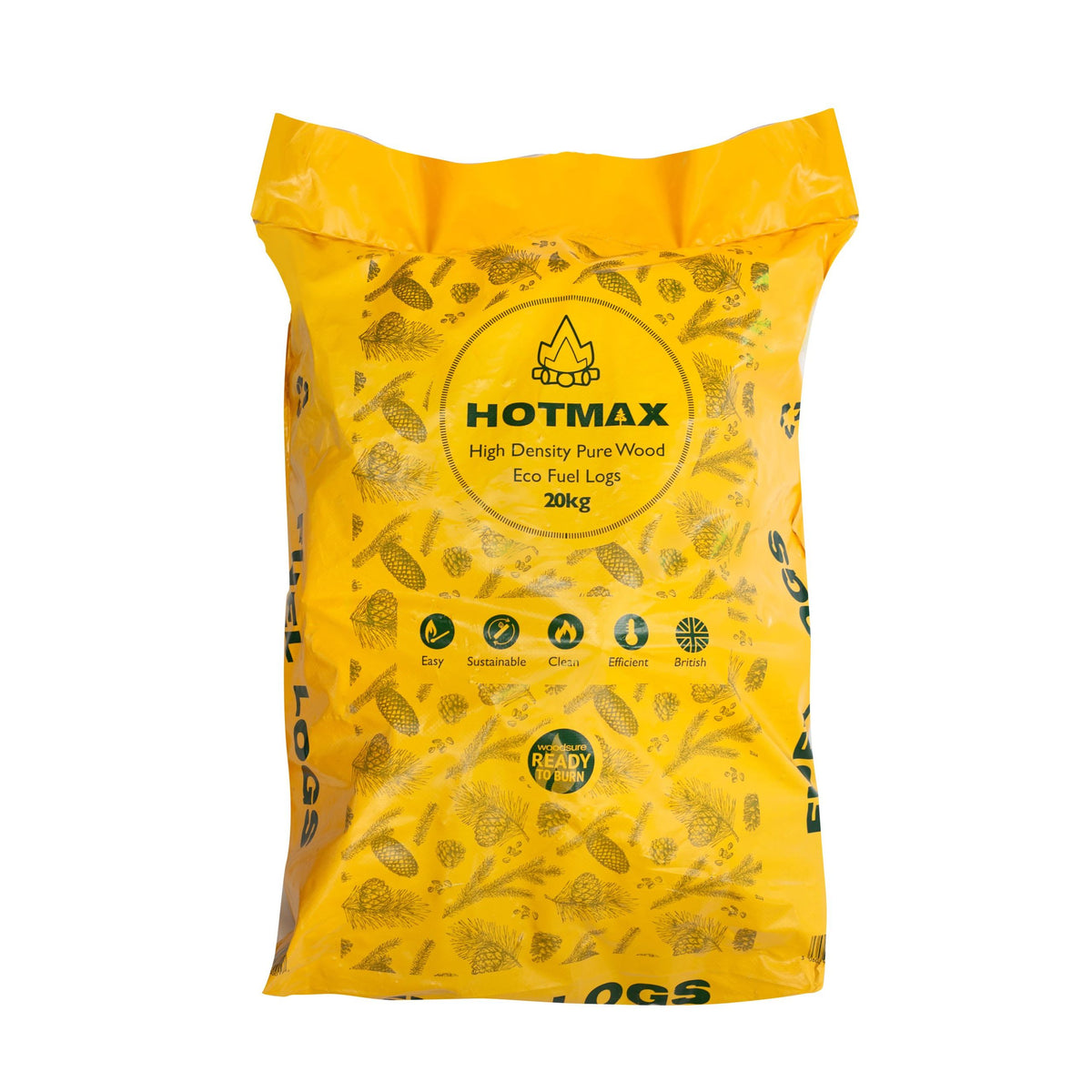 🎁 20KG Hotmax Heat Logs - Firewood Offer (100% off)