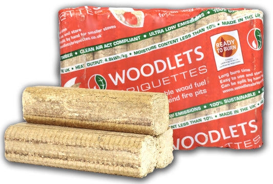 Woodlets Wood Briquettes 200MM