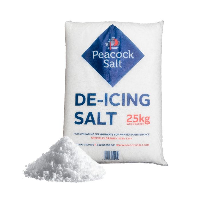 White De-icing Salt Bag